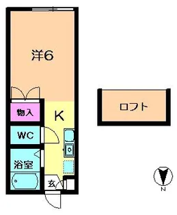エスポワール菅原【1階】の間取り