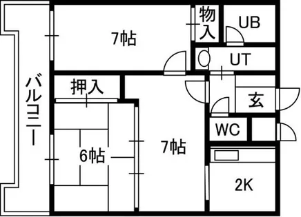アルファスクエア円山【9階】の間取り