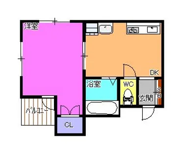 メゾン・アン・シャンテ【3階】の間取り