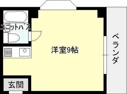 グランセオ屋形【3D号室】の間取り