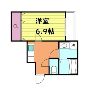 アルトモンターナ森ノ宮【2階】の間取り