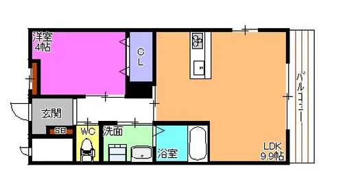 アルモ【2階】の間取り