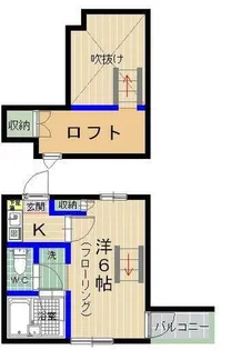 ラフィーネ香住ヶ丘ⅡA棟【102号室】の間取り