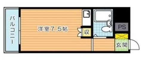 第一古船場マンション【11階】の間取り
