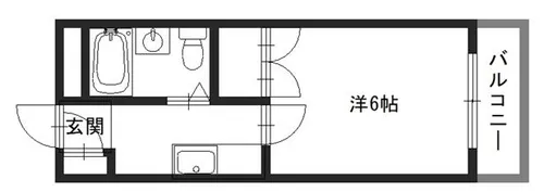 グランドコーポKS【707号室】の間取り