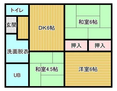 パルネット岩崎【202号室】の間取り