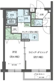 ファインクラス札幌琴似【3階】の間取り