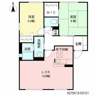 メゾン・グレース C棟【2階】の間取り