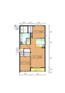 シャーメゾン千里中央【103号室】の間取り