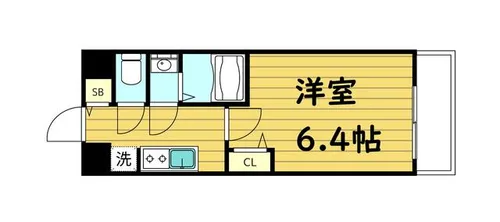 プレサンス森ノ宮THEゲート【4階】の間取り