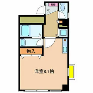 LA PRIMAVERA【3B号室】の間取り