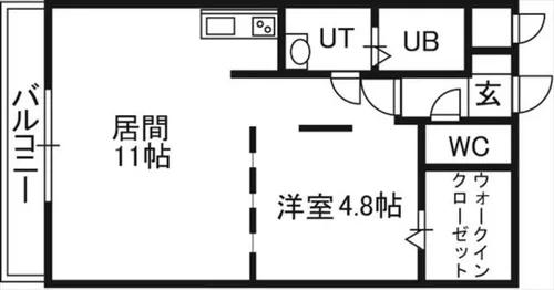 セルベッサ札幌レジデンス【506号室】の間取り