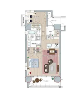 レ・ジェイド金山【13階】の間取り