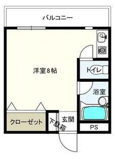 アルモカーサMOZU【2階】の間取り