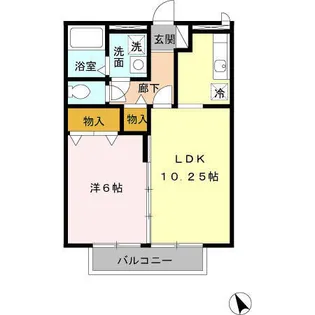 マイスイート都【2階】の間取り