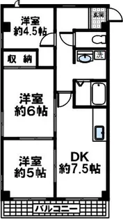 セントラム【401号室】の間取り