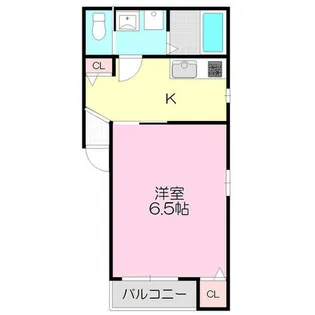 ローズテラス長田【2階】の間取り