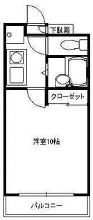グレイトハイツ社領【501号室】の間取り