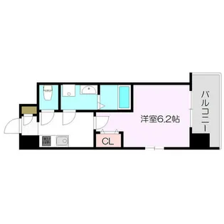 インザライフ大阪EASTRESIDENCE【7階】の間取り