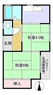 上筒井山村文化【2階】の間取り