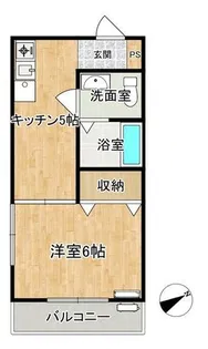 グリーンハイツ【102号室】の間取り
