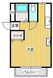 セトルB【205号室】の間取り