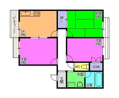 セピアコート【2階】の間取り