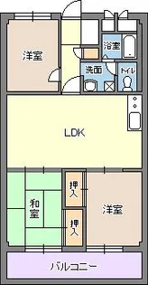 サンジェル桃山台【3階】の間取り
