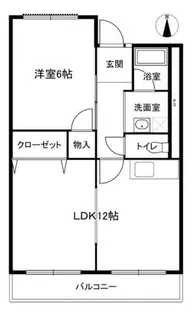 コーポ西台【202号室】の間取り
