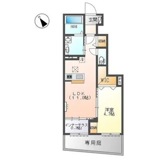 カモミール【1階】の間取り