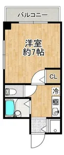 メゾンドール下山手【604号室】の間取り