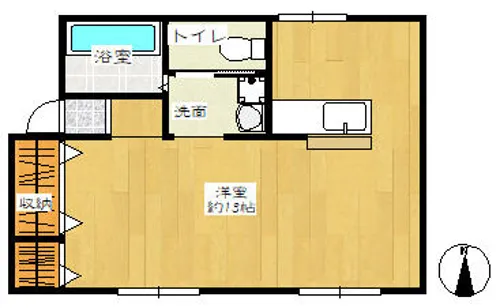 ミネマンション【1階】の間取り
