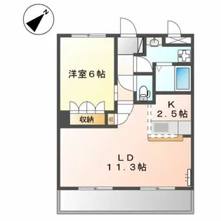 ルミエール【1階】の間取り