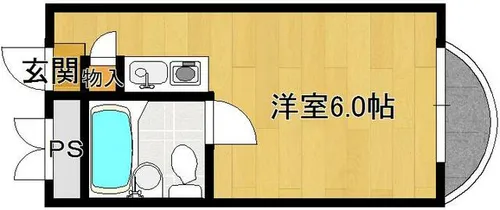 ラ・フェスタ牧野【1階】の間取り