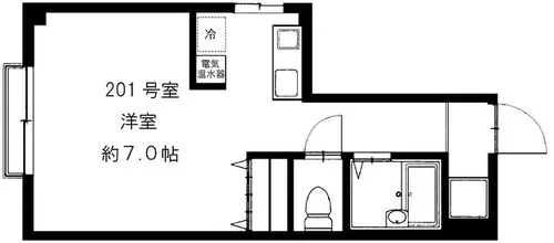 浜御影SOHOⅢ【2階】の間取り
