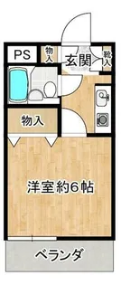 ベルトピア住吉【201号室】の間取り
