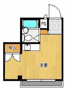 コスモハイム【203号室】の間取り