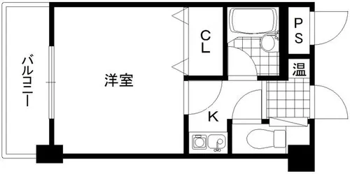 シティライフ服部【307号室】の間取り
