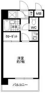 ベルウエスト Ⅱ【5階】の間取り
