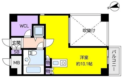 ホープ芦屋【2階】の間取り