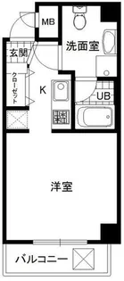 チェメント【601号室】の間取り