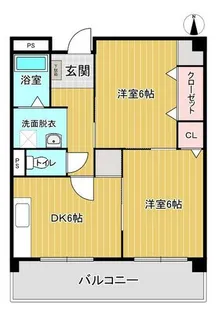 コーポファミール【403号室】の間取り