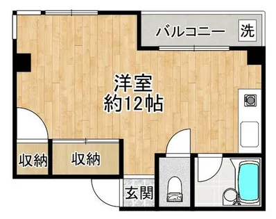 ハイツマルヨシ【301号室】の間取り