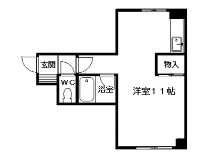 パラシオンN29【303号室】の間取り