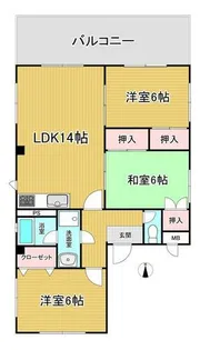 加藤三宮ビル【5階】の間取り
