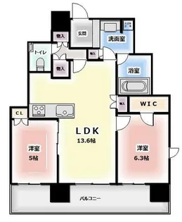 照葉ザ・タワー【29階】の間取り