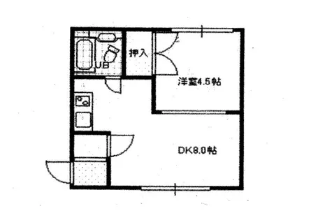シャルム円山25【2-C号室】の間取り