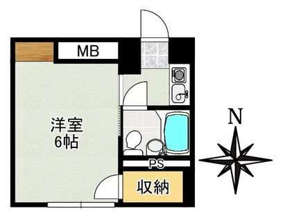 アルファビル【201号室】の間取り