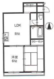 大紅ビル【2階】の間取り