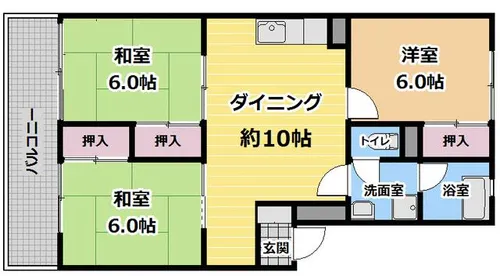 志免ビル A棟【202号室】の間取り